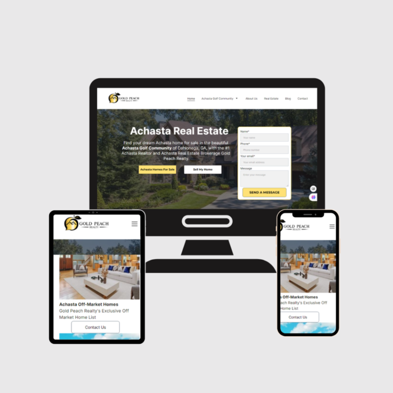 Achasta Real Estate Website